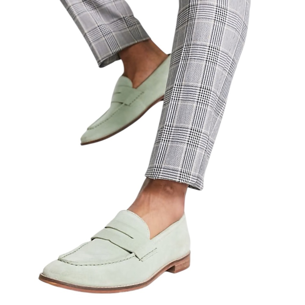 ASOS Mint Green Loafers Size Size 8 -- NEW W/O BOX - Picture 2 of 11